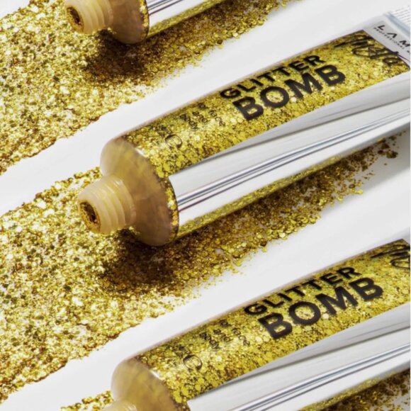 LAMEL Insta Glitter Bomb - 402 Gold (20ml) Free Shipping - Picture 3 of 3